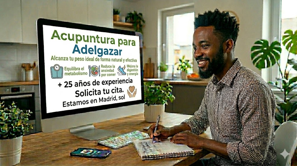 Acupuntura para adelgazar en Madrid,solo