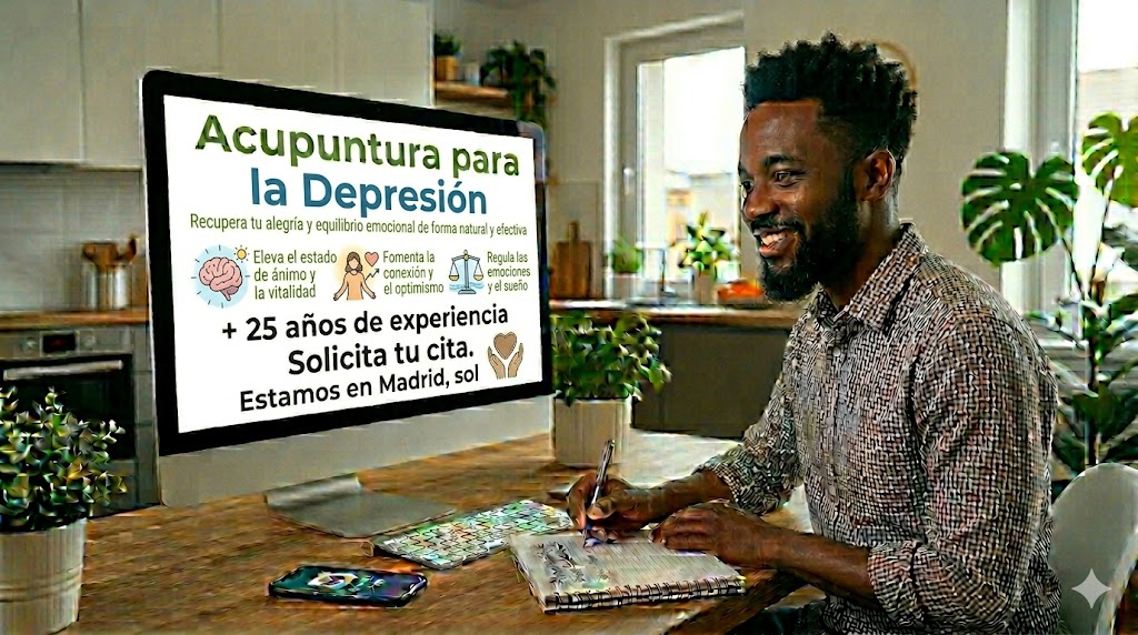 Tratamiento natural de la despesión en madrid, con Acuipuntura, Madrid centro