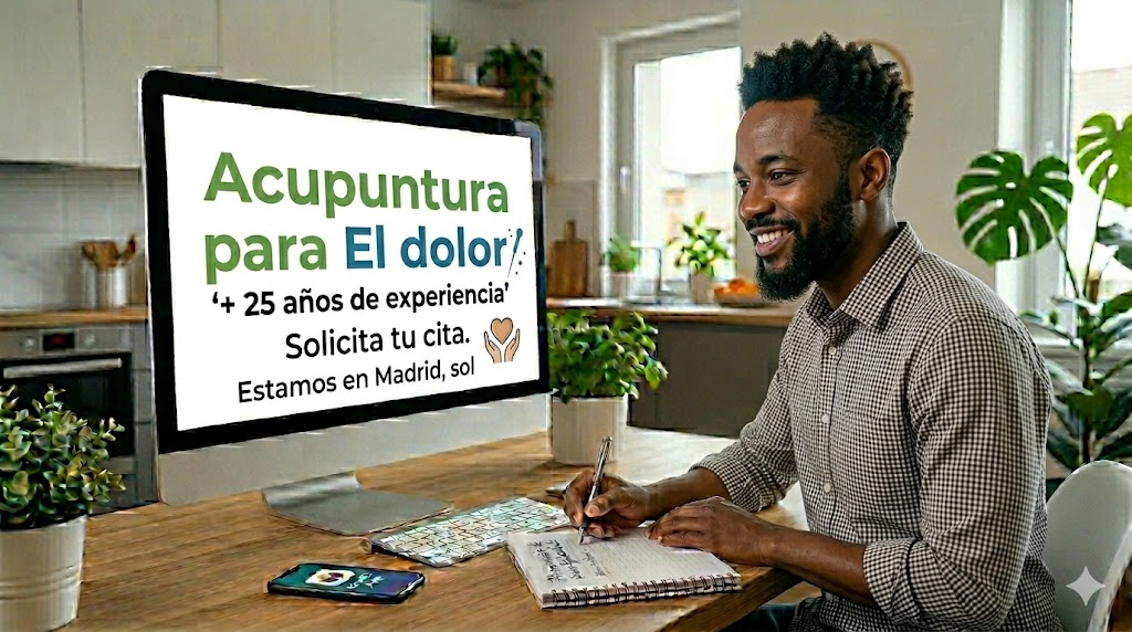 tratatamiejo y alivio natural del dolor con acupuntura en Madrid centro
